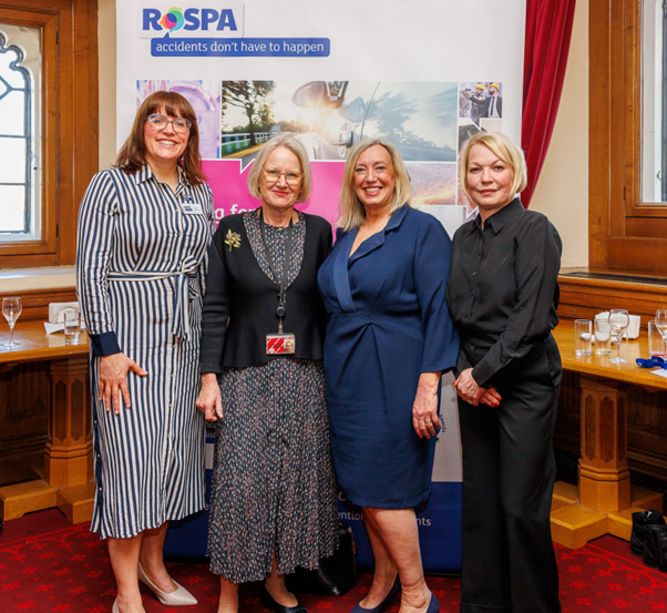 Deborah Harrison pictured with Baroness Watkins
